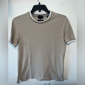 Men’s Ted Baker Tan T-Shirt in a size 1 and in mint condition with tags
